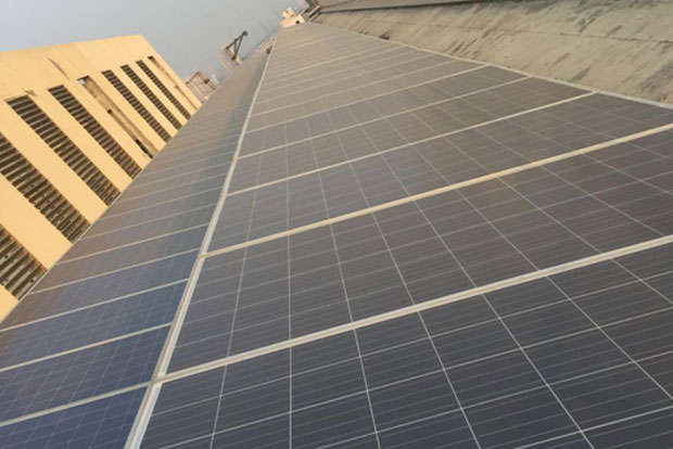 solar plant installed at all residential buildings