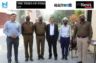 Gurugram Police gets N-95 masks to combat pollution from Enviro