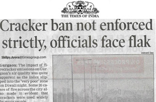 Cracker ban not enforced strictly, officials face flak