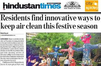 Residents find Innovative Ways to Keep Air Clean this Festive Season