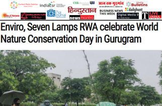 Enviro, Seven Lamps RWA celebrate World Nature Conservation Day in Gurugram